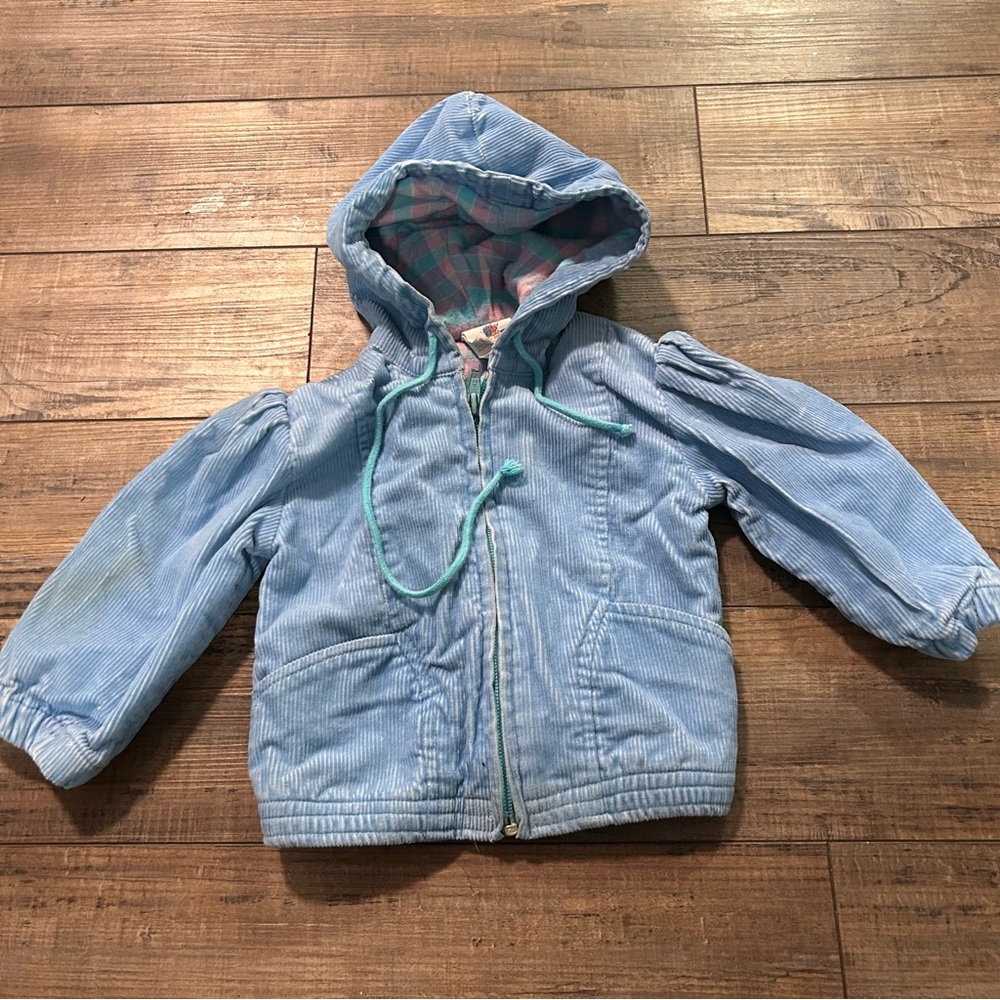 Vintage 80s 90s JOYEUX GAMINS HAPPY KIDS Baby Toddler‎ Corduroy Jacket 18 Months